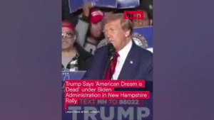 Trump Says, “American Dream Is Dead” At NH Rally